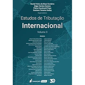 Capa do livro Estudos De Tributação Internacional - Vol. 3 - 2019