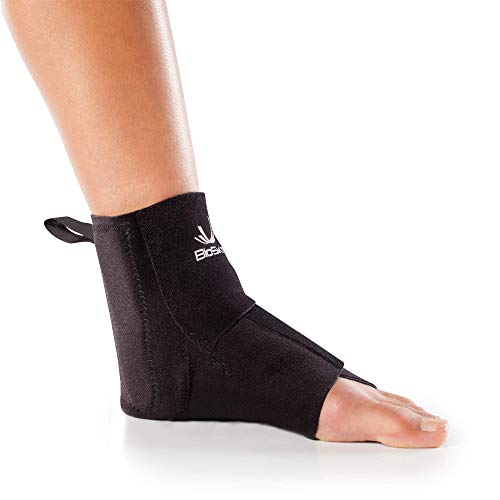 Premium Compression Wraparound Ankle Brace to Reduce Swelling and Speed Recovery - by BioSkin (M - L)