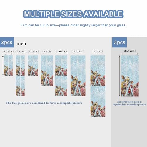 Película decorativa para ventana Jacciiper 17.7 x 39.3 in miniatura 5