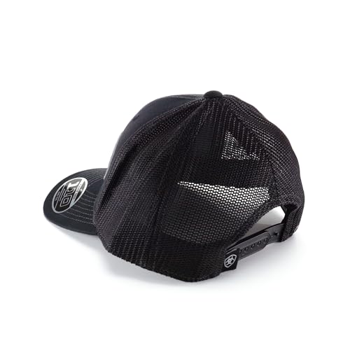 ARIAT Logo d'angle noir uni casquette décontractée masculine