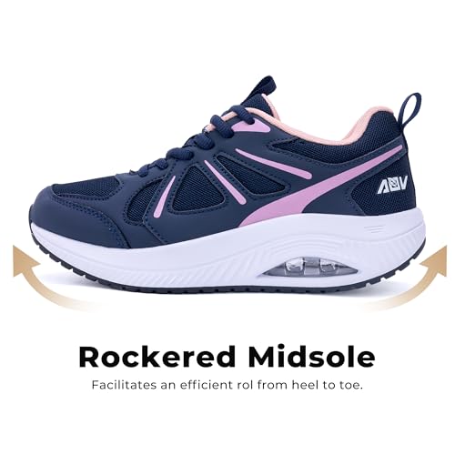 QAUPPE Womens Walking Shoes with Arch Support Athletic Orthotic Sneakers for Women Foot Pain Relief2