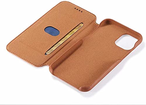 Étui en cuir iPhone 12 Pro Max marron premium protecteur et fonctionnel - 6