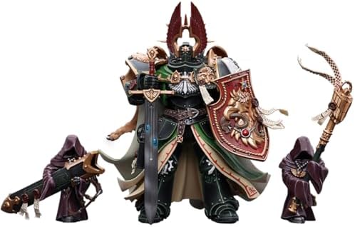 JOYTOY Warhammer 40K 1/18 Dark Angels Primarch Lion ElJonson Action Figure, 7.08 Inch Collectible Model for Unisex, Men, Christmas, Birthday Gifts,