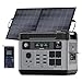 OUKITEL 3200W Solargenerator mit 200W Solarpanel, 2048Wh Tragbare Powerstation, LiFePO4 Akku, 0–80% in 45 Min.Laden, USV, APP, Portable Power Station für Camping, Wohnmobile, Notstrom, P2001E Pro