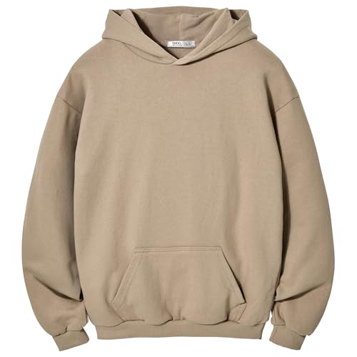 Ohoo Youth French Terry Pullover Hoodie - 100% Cotton Pre-Shrunk Soft Midweight Sweatshirt for Boys Girls