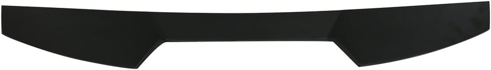 Pre-Painted Roof Spoiler Compatible with 2016-2020 Honda Civic Coupe, V Style #NH731P Crystal Black Pearl ABS Rear Wing by IKON MOTORSPORTS