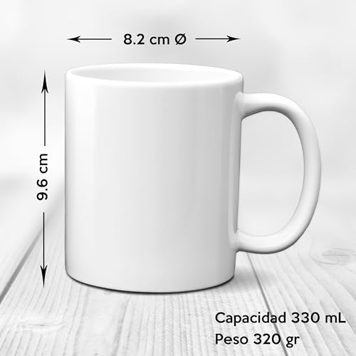Planetacase - Taza procuradora - Regalo Original - Cerámica 330 mL - Taza Desayuno Apta para Microondas y Lavavajillas - Juicio - Resistente a Lavados