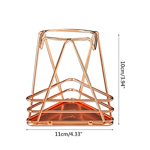 SDTFGRGHJD Eenvoudige Stijlvolle Metalen Pen Houder Driehoekvormige Bureau Organizer Case Multifunctionele Metalen Pen… - Image 7