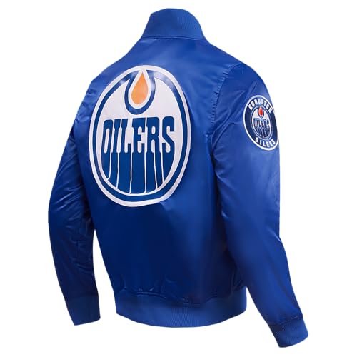 Chaqueta de satén Pro Standard NHL Classic Azul Dodger talla L para hombre 5