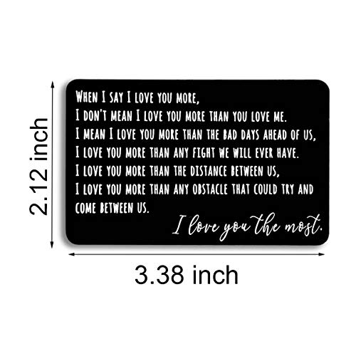 Jstud Engraved Wallet Inserts Card Thanksgiving Gifts Wallet Card Gifts for Men Women Husbands Wife Boyfriend Girfriend3