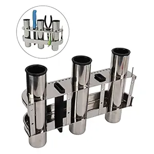 Ubersweet Fishing Rod Holder, Corrosion Resistant Tools Accessories Storage Metal Fishing Rod Holder for Truck for RV for Marine Yacht Boat