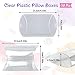 ISKYBOB 50 Pack Clear Plastic Pillow Boxes for Favors, Mini Pillow Gift Boxes for Candy Treats Transparent Packing Box 4x2