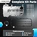 Upgraded Aluminum Valve Cover with Gasket, Bolts & Oil Filler Cap Compatible with 2011-2020 Chevy Cruze Sonic Trax Volt ELR Buick Encore 1.4L Turbo Replace 55573746 25198498 264-968 25198874