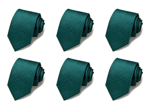 Image of Passabin Tie For Men Necktie Woven Jacquard Neck Ties Set 6 PCS