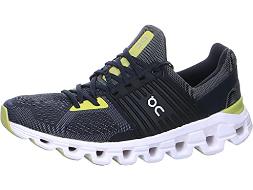 On Men's Cloudswift 2 Sneakers, Magnet/Citron, 12.5 US