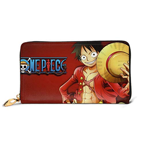 Preisvergleich Produktbild Einteilige Leder-Geldbörse mit echtem Reißverschluss, stilvoll, nützlich, sportlich