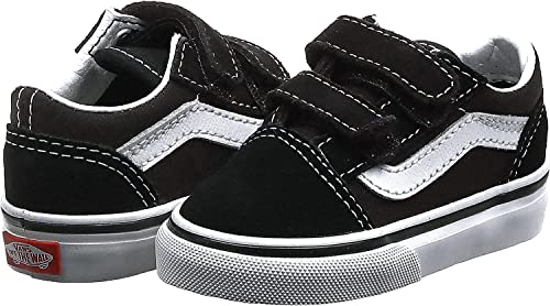 Vans Vans Kids Unisex Old Skool Shoes, Size 1.5, Color (6BT) Black/True White