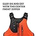 Astral Ceiba Life Jacket - USCG Type III PFD Adult Life Vest with BlueSign Approved Shell for Touring, Canoeing, Sailing, & Whitewater - Fire Orange - Medium/Large