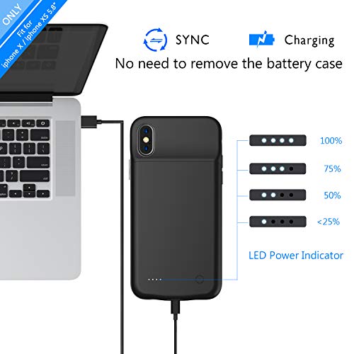 Cover Batteria per iPhone X 2017/iPhone Xs 2018