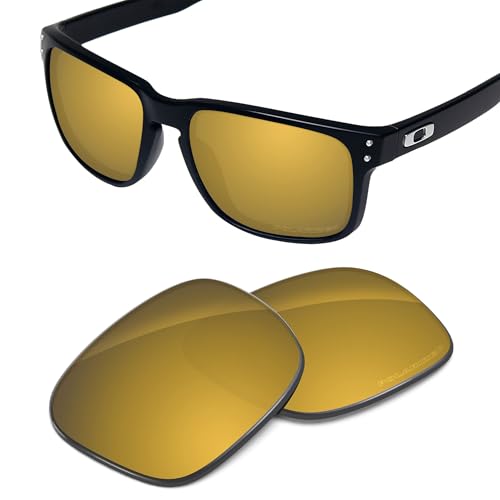 Image of Replacement Lenses Compatible with Oakley Holbrook OO9102, Polarized, UV Protection, Anti-Scratch