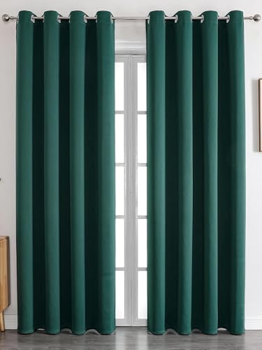 Rideaux occultants en polyester uni avec isolation thermique