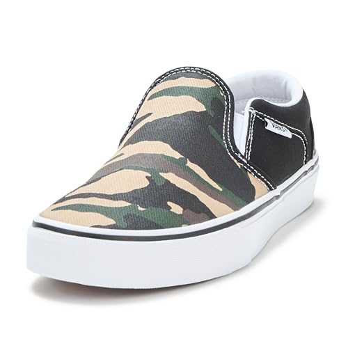 Image of Vans Men's Asher Slip-on Shoe - Comfortable Sneakers for Walking, Fashion & Everyday Wear
