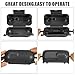[4-Pack] Outdoor Extension Cord Covers，Waterproof Box and Cord Safety housing, Plug Cover, Adjustable Dividers, Protect Outlet, Plug, Holiday Lights & Electrical Tool Cord Connection,Black