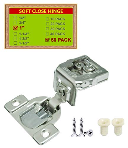 STIANC Face Frame Soft Close 105ยฐ Compact Kitchen Cabinet Hinge (1" Overlay, 50 Pack) STIANC Face Frame Soft Close 105ยฐ Compact Kitchen Cabinet Hinge (1" Overlay, 50 Pack)
