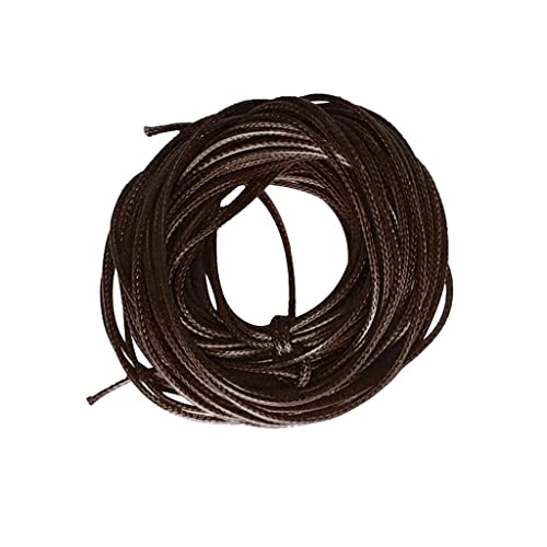 Cordão de algodão encerado colorido Baoblaze, fio encerado, 1,5 mm para fabricação de joias de macra