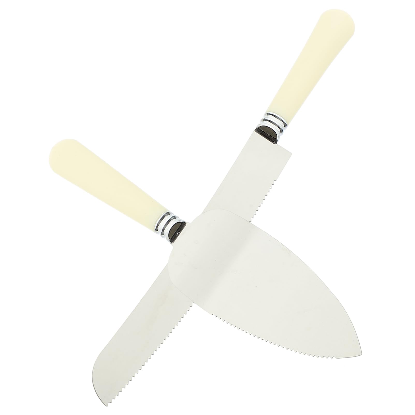 JECOMPRIS 2 Pcs 1 Set Cake Cutter Pizza Bread Cutters for Easy to Clean Kitchen Utensils Cake Shovels Pink