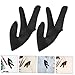VALICLUD 2pcs Three-Finger Perm Kit Stylist Glove Set for Hair Coloring Heatproof Protection