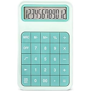 JQDMBH Desktop rekenmachine, rekenmachine rekenmachine kantoor en thuis stijlrekenmachine – 12-cijferig – educatief…