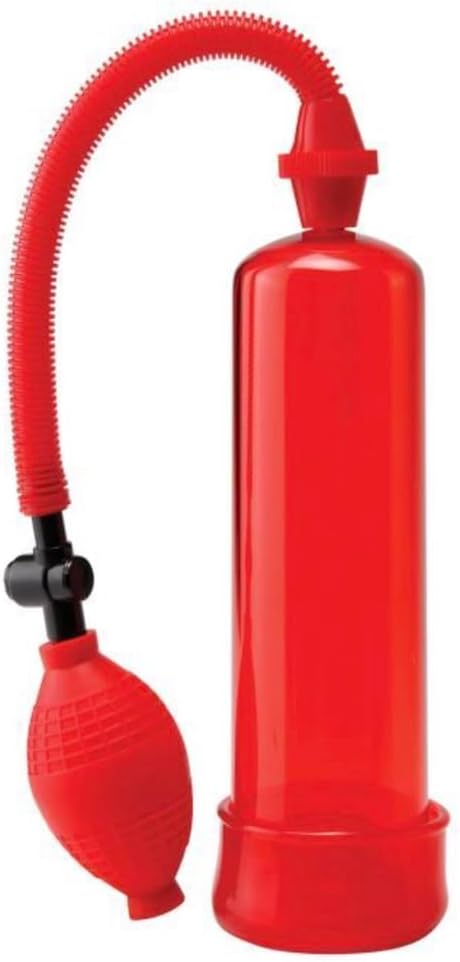 Male Enhancer Pump for Girth Enhancement in Red