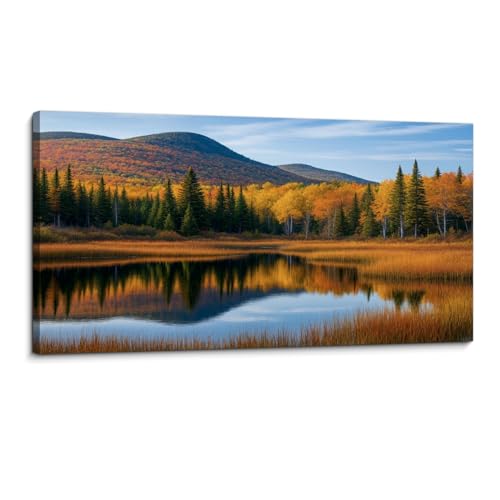 Canvas Wall Art Prints Nature Mountain National Park Lake Landscape