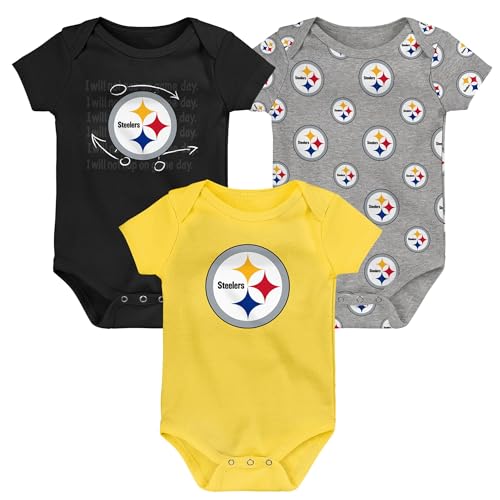 Image of Outerstuff Newborn & Infant NFL Team Starter 3-Pack Bodysuit Set