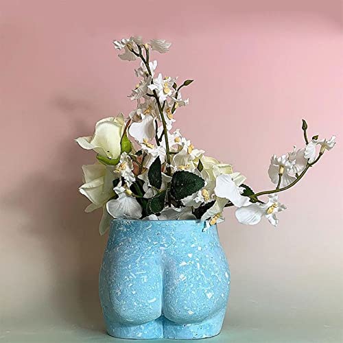 3D Body Concrete Flower Pot Vase Molds Succulent Planter Silicone Molds Pen Brush Holder Mold Storage Box Mold Epoxy Resin Cement Clay Mould #TOP5