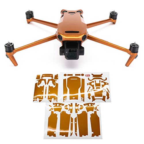 Image of WRAPGRADE Full Skin Stickers for DJI Mavic 3 / Mavic 3 Classic (BUTTERFLY COPPER)