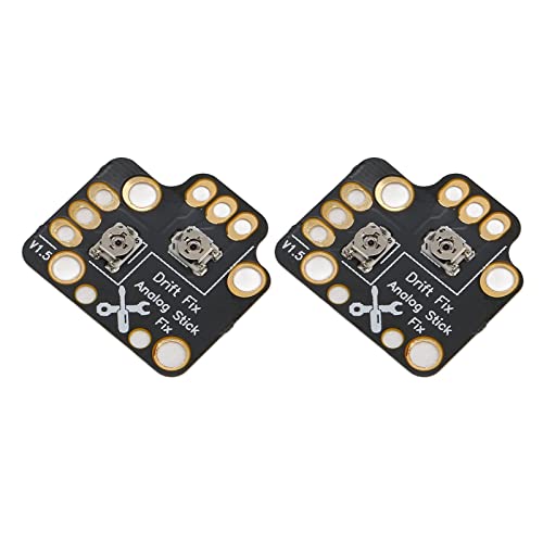 2pcs Controller Analog Stick Drift Fix Mod pour PS4 PS5 Xbox One, Gamepad Handle Joystick Drift Repair Board, Black Analog Stick Drift Replacement