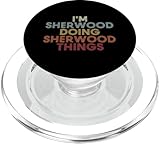 Sherwood Name Sherwood Personalized Name First Given PopSockets PopGrip para MagSafe