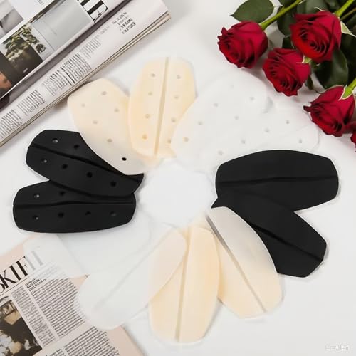 starfa lab 12pcs Silicone Bra Strap Cushions,Anti Slip Shoulder Pads for Women, Soft Gel Strap Holders to Prevent Slipping and Minimize Discomfort,3 Colors - Thumbnail 4
