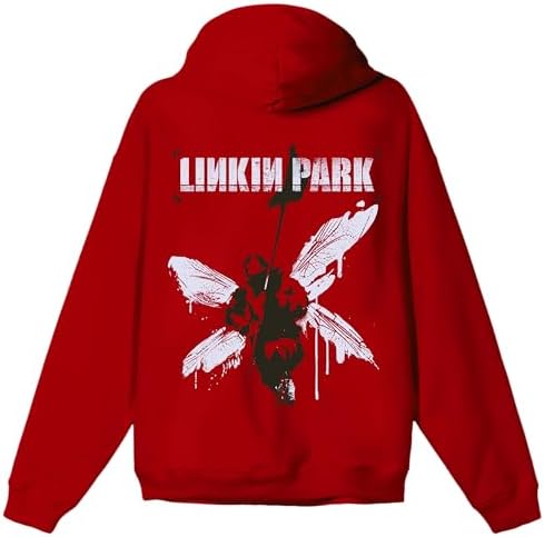 【定価半額以下】LINKIN PARK フーディー Lサイズ新品 Linkin Park Unisex-Adult Artist Merch, Cardinal Red, Small
