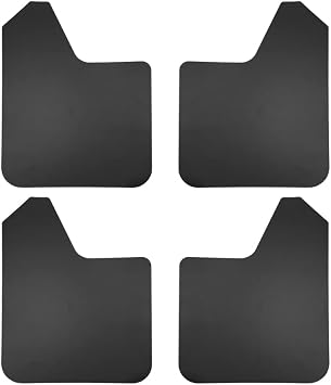 Universal Mudguards Mud Flaps Mud Guards for Light Trucks, Cars, Passenger Cars, Compact Cars 4-Piece Set