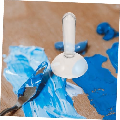 Pilón de vidrio para molienda de pigmentos, herramienta artística miniatura 7