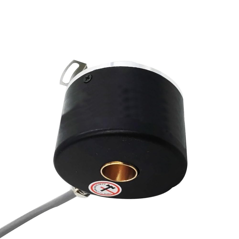 Codificador rotatorio óptico de eje hueco de 10 mm, 12 mm y 15 mm de diámetro, alta resolución, 100, 200, 500, 1000, 1024, 4096 y 5000 PPR(10mm,4096PPR,NPN output)