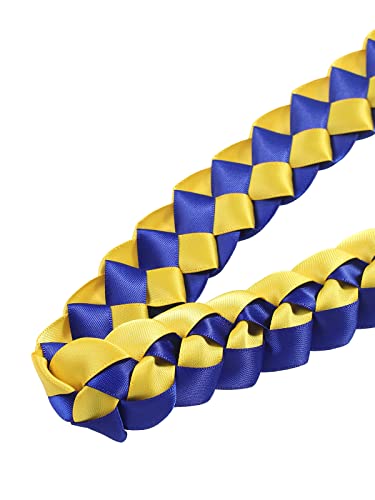 TFTAFAN Graduation Leis - Ribbon Lei Necklace for 2025 Graduation Parties - Braided Necklace Gift Accessories for Women & Men3