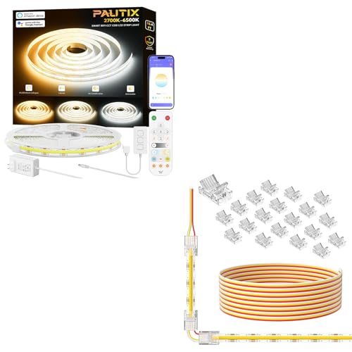 Tira de LED COB ajustable PAUTIX 5 m 3200 LEDs miniatura 1