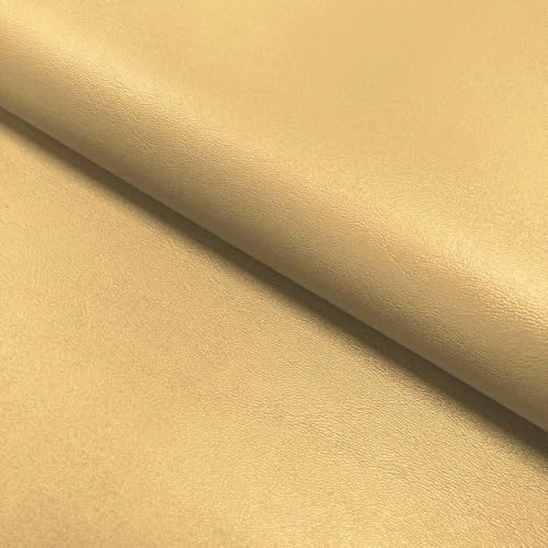Tissu imitation similicuir crème Nevada coupon de 1m pour couture
