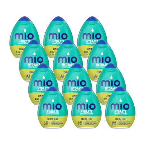 Mio Sport Liquid Water Enhancer, Lemon Lime, 1.62 Oz. (Pack of 12)