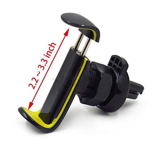 XKH- 360° Universal Car Air Vent Mount Holder Stand Compatible with Cell Phone iPhone Samsung [B078JFC5CG]