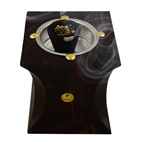 Image of Wooden Incense Stick Holder Cum Dhoop Holder /Agarbatti Stand